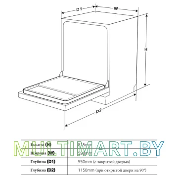 Посудомоечная машина Akpo ZMA60 Series 4 картинка 7